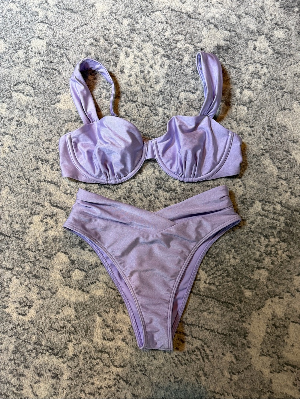 Abercrombie & Fitch Lilac Underwire Bikini Set